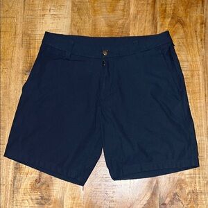 Lululemon Athletica Black Flat Front Shorts